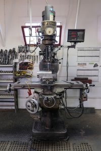 Super Max Milling Machine with Digital Readout with Air Chuck and Servos